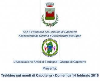 Trekking sui monti di Capoterra – Domenica 14 febbraio 2016